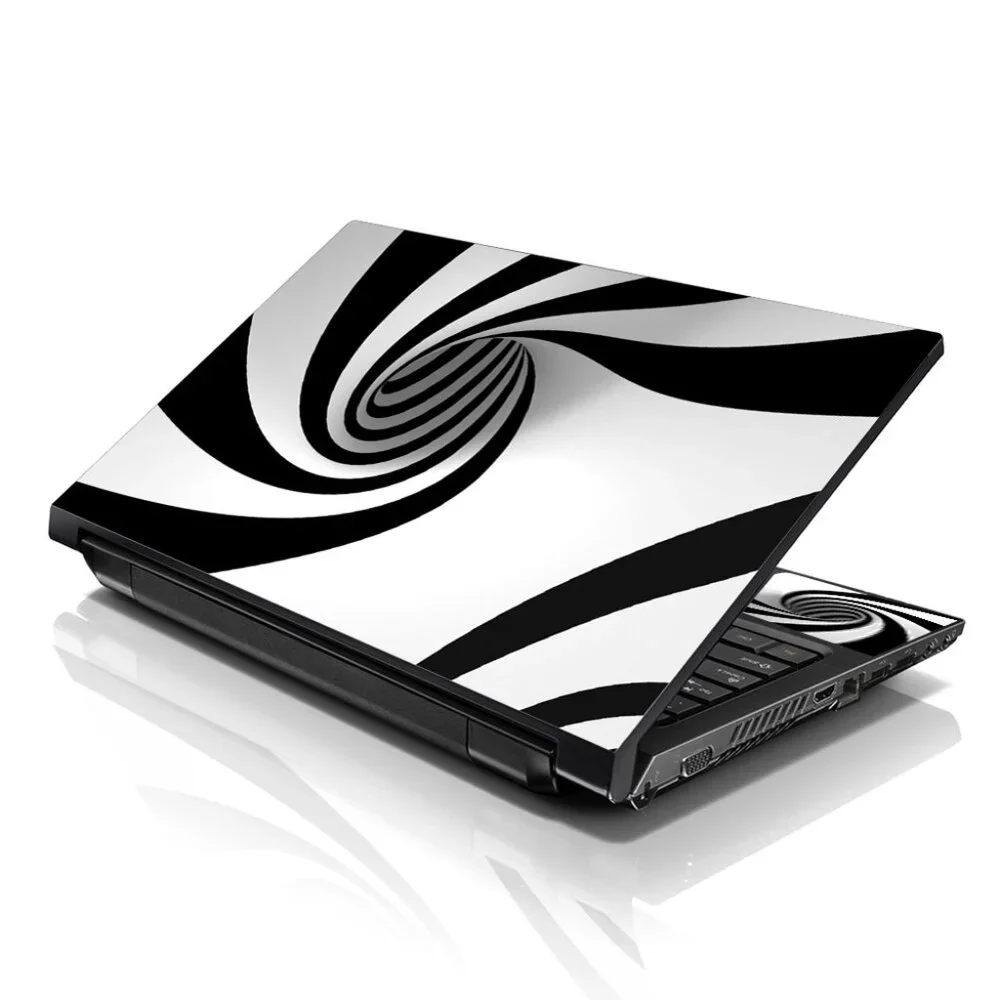 LSS 15.6 & 17.3 Inches Laptop Notebook Skin Sticker Decal - Tornado Swirl